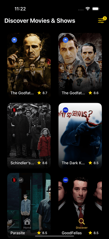 Home Screen